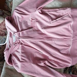 Soft velvet pink top